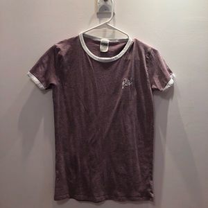 VS PINK CREW NECK TEE